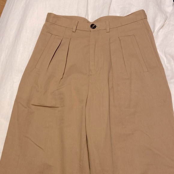 Town Clothes Pontoisie Trouser, sand, 100% fine wool - Medium - Picture 4 of 5